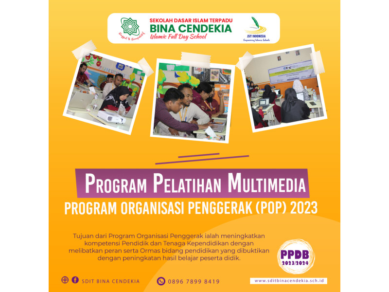 Kegiatan Program Organisasi Penggerak (POP) Program Multimedia Tahun 2023